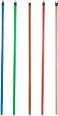 Coada lemn cu PVC, 120 cm, diverse culori