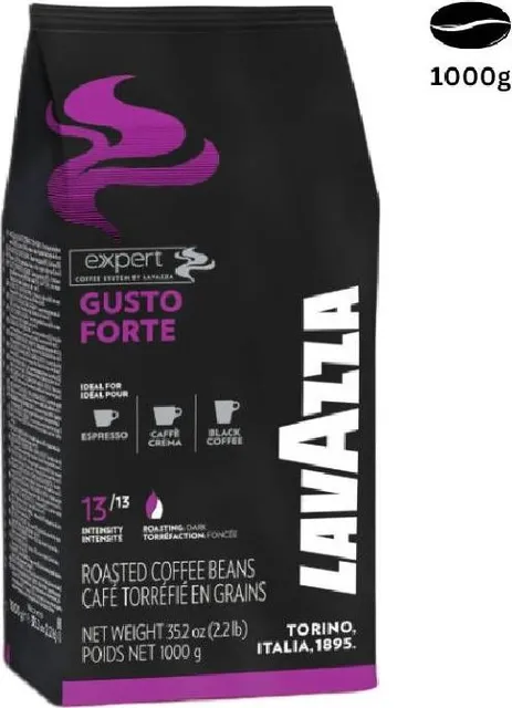 Cafea boabe Lavazza Expert Gusto Forte, 1 Kg
