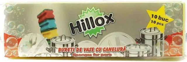 Bureti vase cu canelura Hillox, 10 bucati/set