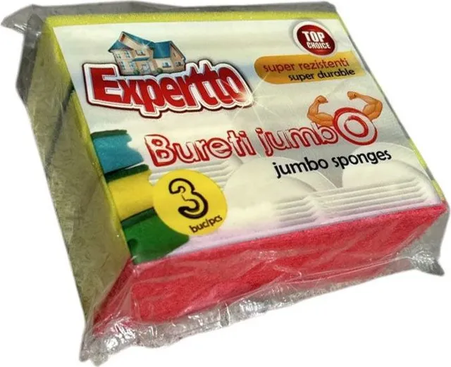 Bureti vase jumbo cu canelura, 3 bucati