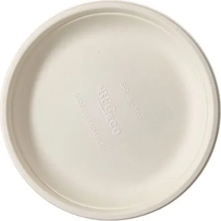 Farfurii Biodegradabile plate rotunde, 18 cm, 50 bucati/set