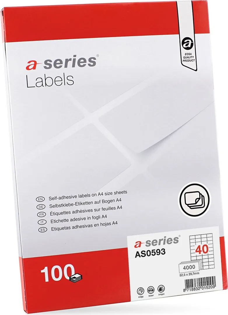 Etichete A-series, 52.5 x 29.7 mm, 4000 bucati/top