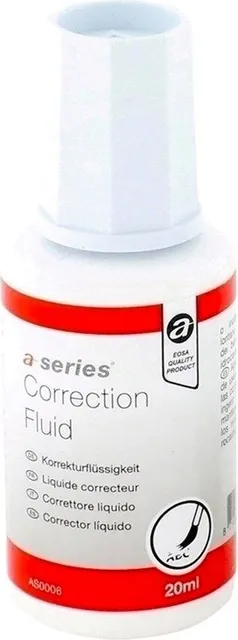 Fluid corector A-series, 20ml, pe baza de solvent, aplicator cu pensula