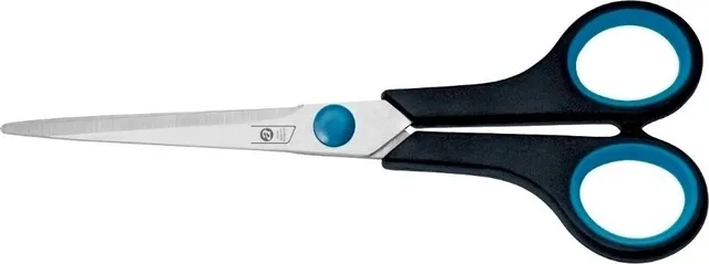 Foarfeca A-series, Soft Grip, 14 cm, otel, negru