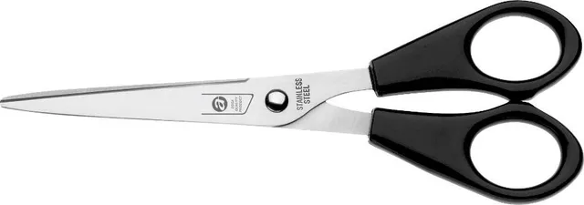 Foarfeca A-series, 17.8 cm, otel, negru