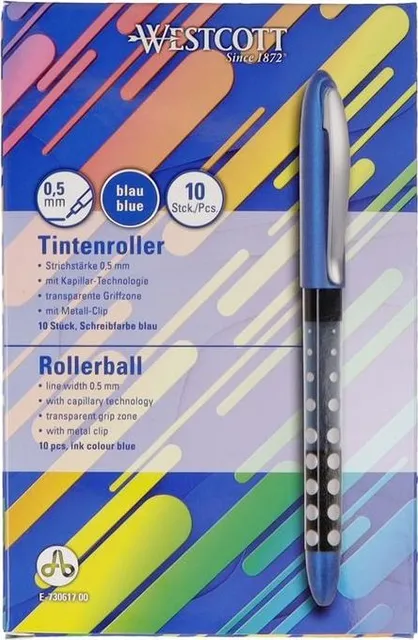 Roller Westcott Pulsar, 0, 5 mm, albastru