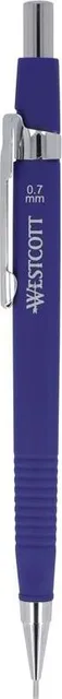 Creion mecanic Westcott Triline, 0, 7 mm, albastru