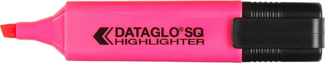 Textmarker Dataglo, corp dreptunghiular, varf 1-5 mm, roz