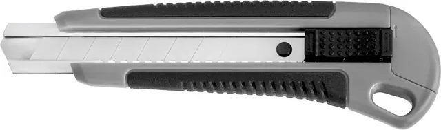 Cutter mare A-series, 18 mm, sina metalica, grip confortabil