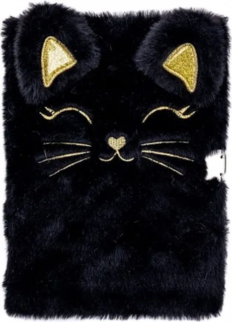 Jurnal Astra Fluffy Kitty Black, A5, 96 file, hartie 70 g, cu lacat si cheie