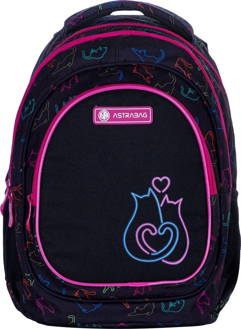 Ghiozdan scolar AB330, 3 compartimente, colectia Love