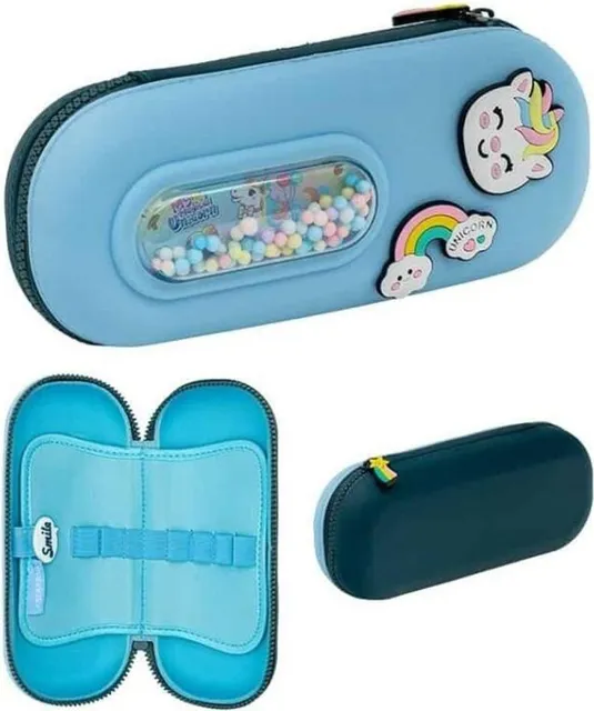 Penar Astra Kitty, 1 compartiment, 3D, bleu, 23.3 x 9.5 x 4.5 cm