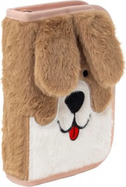 Penar Astra Fluffy Puppy, 1 compartiment, 2 clapete, 20 x 14 x 3.5 cm