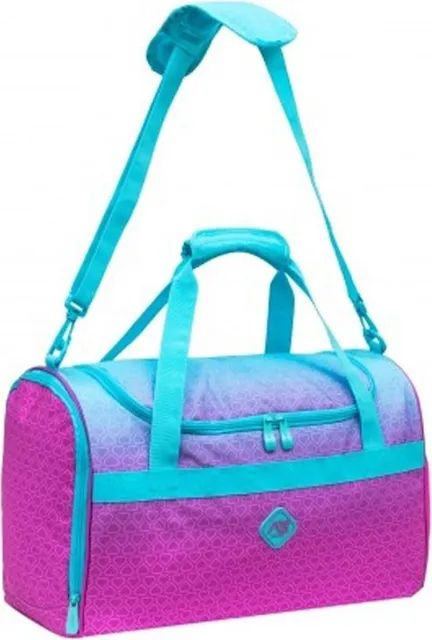 Geanta sport Astra Hexagon Mint Ombre, 45 x 28 x 22 cm