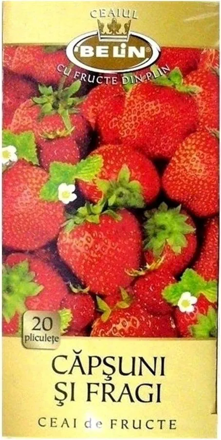 Ceai capsuni Belin, 20 plicuri/cutie