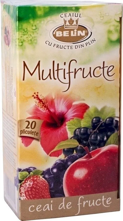 Ceai multifruct Belin, 20 plicuri/cutie