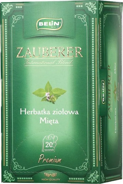 Ceai Belin Zauberer, menta, 20 pliculete/cutie