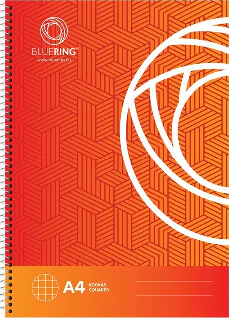Caiet Bluering, A4, cu spira, 70 file, matematica