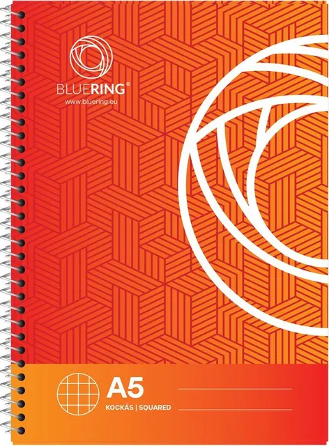 Caiet Bluering, A5, cu spira, 70 file, matematica