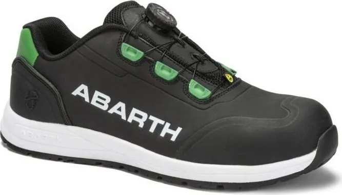 Pantofi de protectie Abarth Scorpion Basso, negri, ESD S3, inchidere rotativa, marime 41
