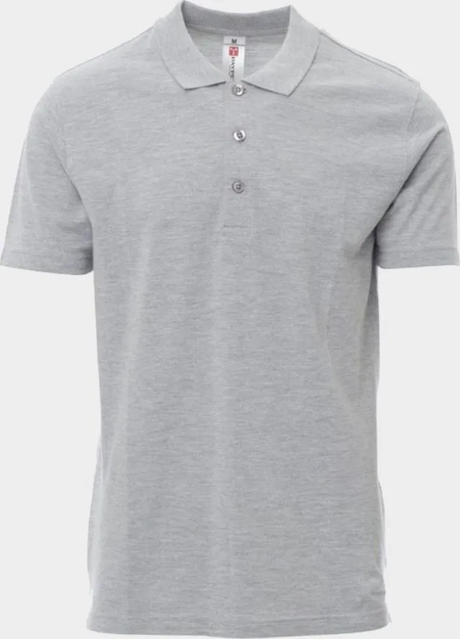 Tricou polo maneca scurta Payper, ROME Melange, gri, marimea XL