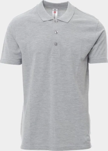 Tricou polo maneca scurta Payper, ROME Melange, gri, marimea XL