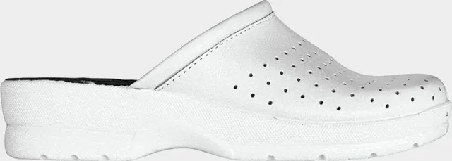 Saboti de dama albi din piele Goldenfit LADY White, marimea 35