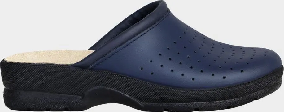 Saboti de dama bleumarin din piele Goldenfit, GF LADY NAVY, marimea 41