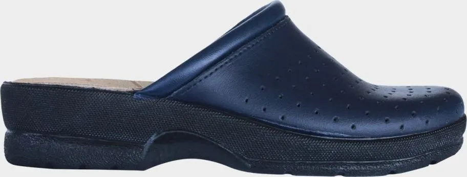 Saboti de barbati bleumarin din piele Goldenfit, GF MAN NAVY, marimea 40