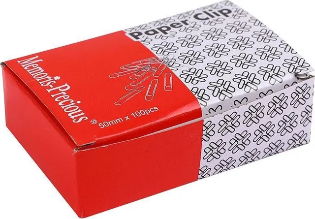 Agrafe Memoris-Precious, 50 mm, zincate, 100 bucati/cutie