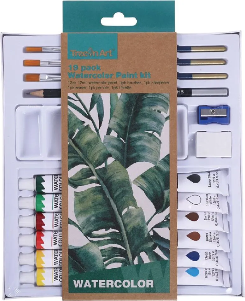 Set Memoris-Precious, tempera pe baza de apa cu accesorii