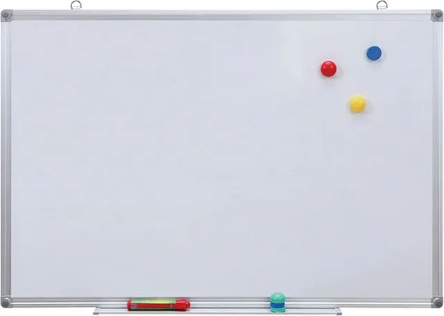 Tabla magnetica cu rama de aluminiu, 60x90 cm