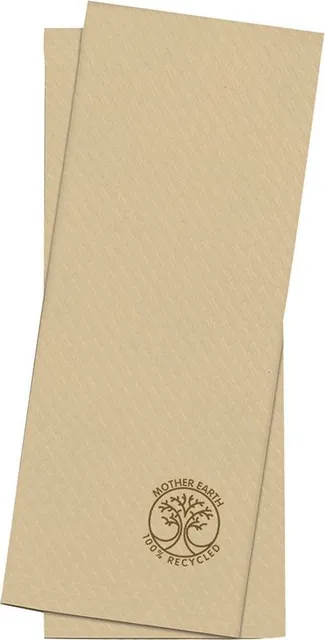 Plic pentru tacamuri cu servetel inserat Celtex Madre Terra, 25x11cm, 100 bucati/pachet