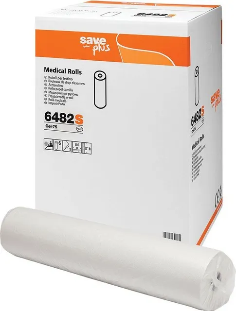 Rola medicala, Celtex, 6482S, 2 straturi, 59.5x34 cm, 6 role/set