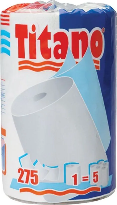 Rola prosoape bucatarie cu derulare centrala, Celtex, Titano, 22x24 cm, 66 m, 275 portii/rola