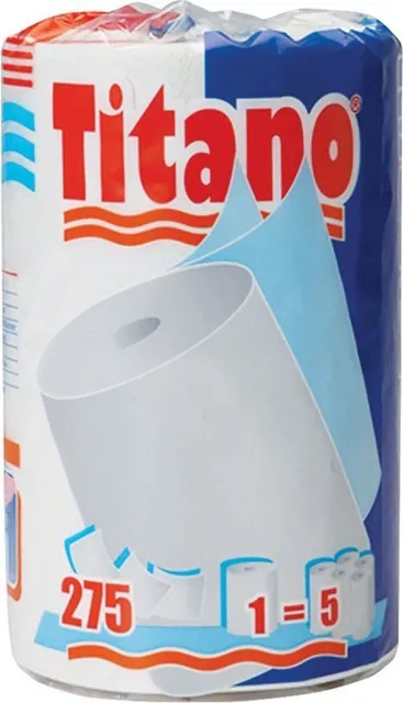 Rola prosoape bucatarie cu derulare centrala, Celtex, Titano, 22x24 cm, 66 m, 275 portii/rola