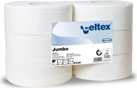 Hartie igienica, Celtex, Jumbo 10900, 2 straturi, 160m, 8 role/set