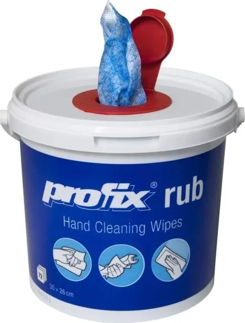 Lavete umede abrazive Profix Rub, 30 x 26 cm, 72 buc