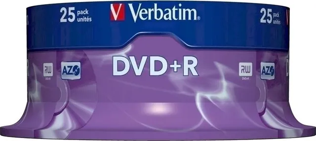 DVD+R Verbatim, 16x, 4.7 GB, 25 bucati/cake