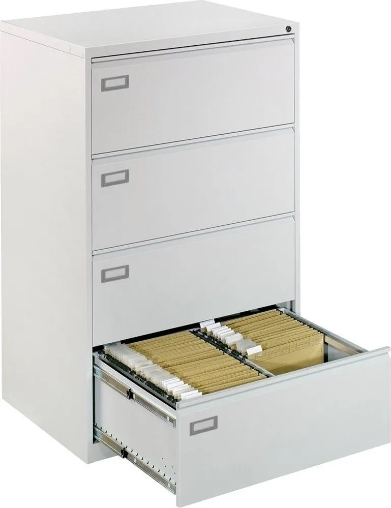Clasificator metalic dublu, 84x62x133 cm, gri