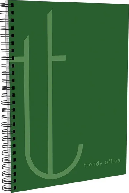 Caiet cu spira, Trendy Green, A5, matematica, 80 file