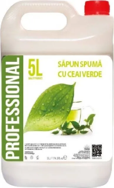 Sapun profesional lichid spuma Green Tea, 5L