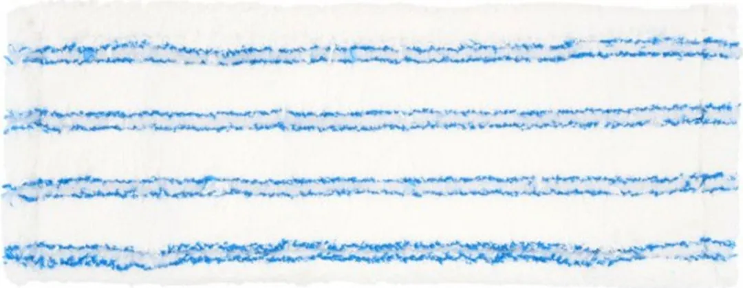 Rezerva mop plat din microfibra UTP Professional, alb/albastru, 40 cm