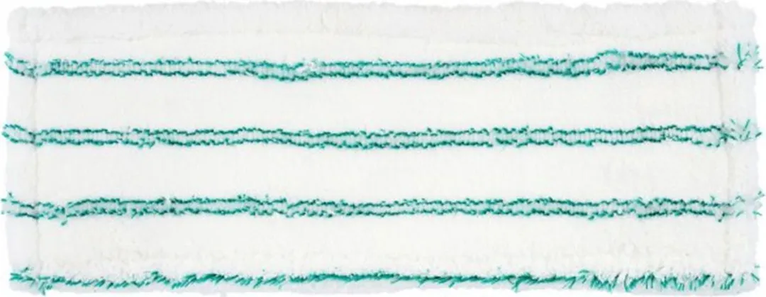 Rezerva mop plat din microfibra UTP Professional, alb/verde, 40 cm