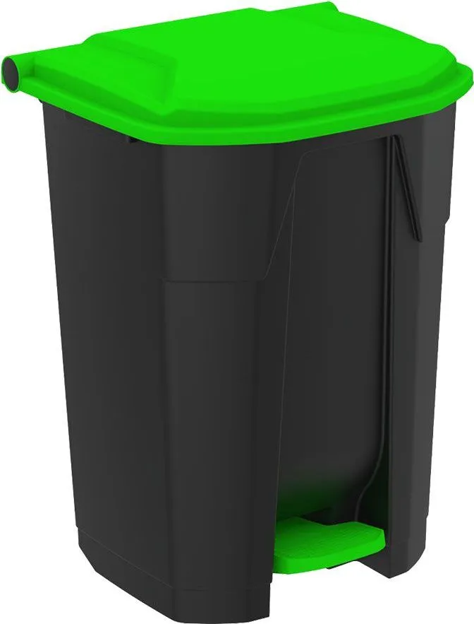 Cos gunoi cu pedala si capac UTP Professional, 50L, verde