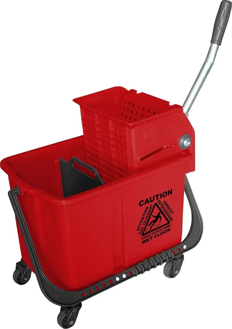 Carucior curatenie profesional UTP Professional, 1x20 litri, rosu