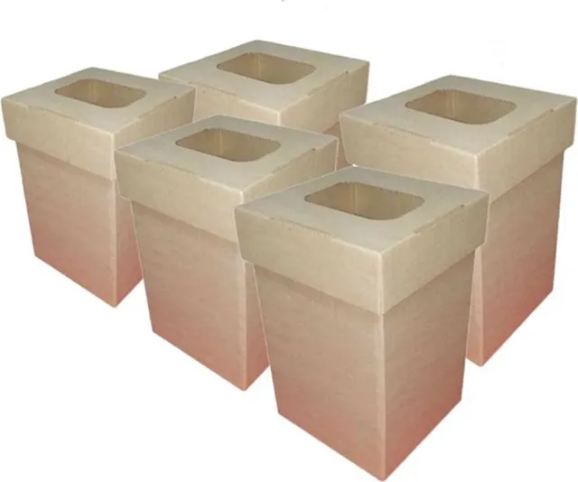 Set cos gunoi carton, 108 L/bucata, 5 bucati/set