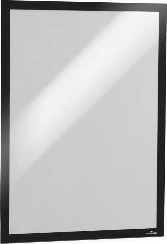 Display magnetic Durable Duraframe, A3, negru, 2 bucati/set