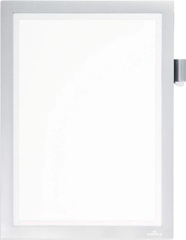 Duraframe magnetic Note, format A4, culoare gri, 1 bucata/set