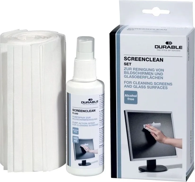 Set Durable Superclean pentru curatare ecran monitor